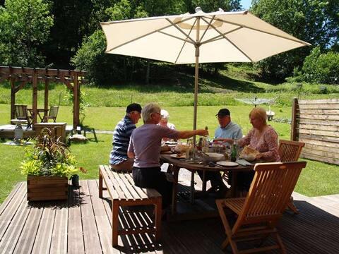 Sunny terrace