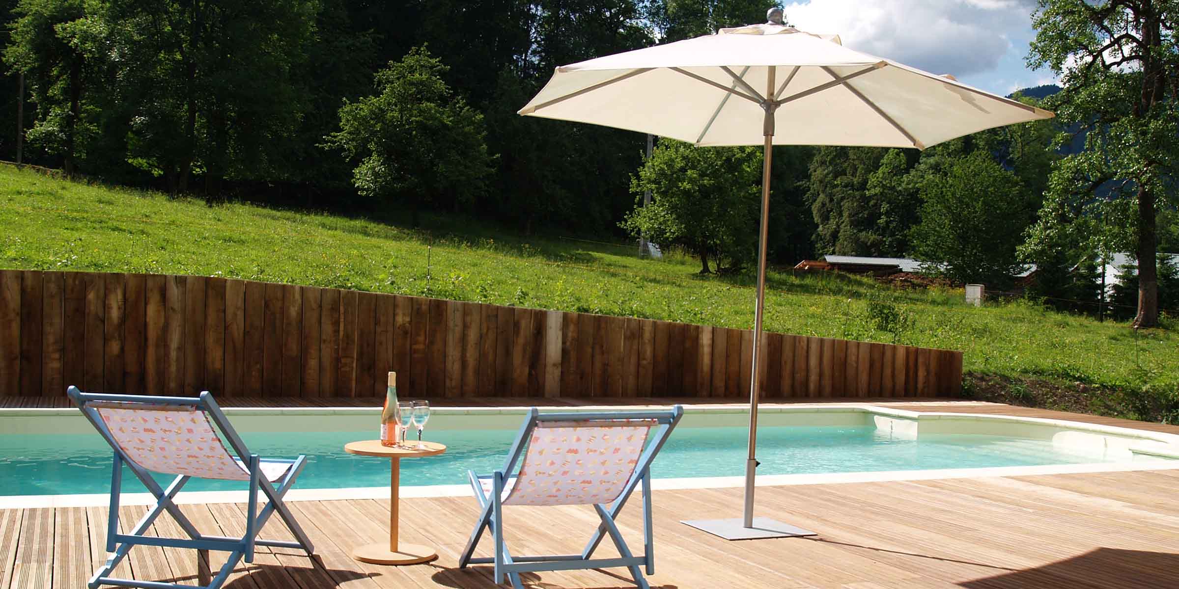 Chalet Brio swimming pool